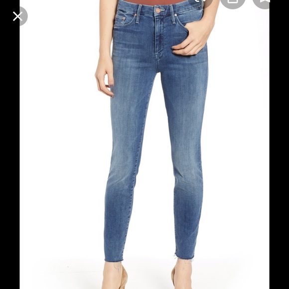 MOTHER Denim - MOTHER high waisted looker ankle fray jean